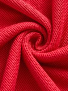 MOTF PREMIUM SOLID RIB-KNIT SLIM FIT TANK TOP - Red - View 5