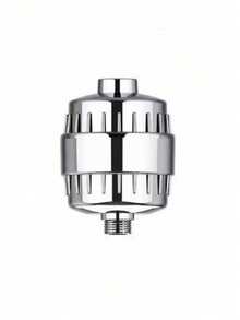 30-Level Shower Filter, Suitable For Hard Water, High-Output Showerhead Filter For Removing Chlorine And Fluoride, Maintains Water Flow Design, Chrome Finish, Bathroom Decor. - multicolor - View 6