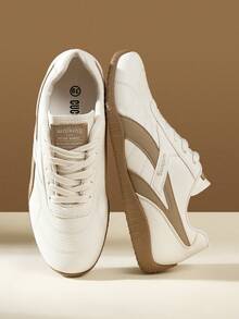 CUCCOO EASI Women's Flat-Bottomed Casual Versatile Sports Training Shoes - Khaki - View 6