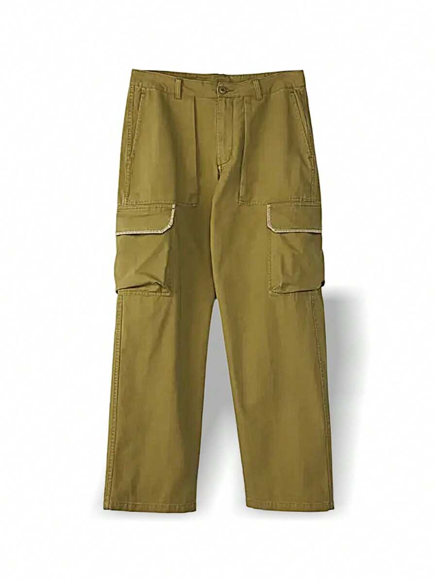 Pants  X UNION Bephies Beauty Supply Sweat Absorption Breathable Lightweight Solid Versatile Daily Outdoor Men Olive Green FD4248-378 - 查看 1