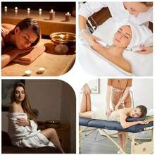 10/20/50pcs Noverlife Disposable Fitted Massage Table Sheets 88.9 X 213.36cm Spa Bed Covers, Breathable Non Woven Fabric Massage Table Protective Cover, Single Use For Beauty Salon Facial Body Skincare Treatments - Multicolor - View 7