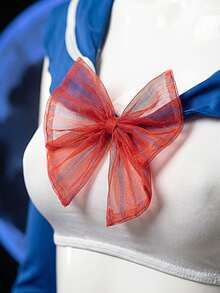4pcs Sexy Milk Silk Pleated Lace Patchwork Women's Lingerie Set - Multicolor - View 8