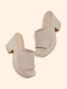 CUCCOO BASICS Women's Fashion Wedge Heel Platform Sandals Spring Shoes - Pink Apricot - View 9