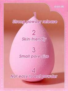 100pc Beauty Sponges, Cushion Puffs, Makeup Sponges, Face Wash Sponges, Makeup Sponges - Multicolor - View 7