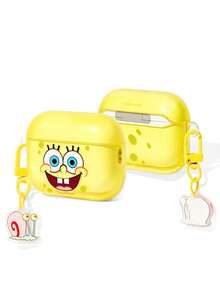 SpongeBob SquarePants | SHEIN Cute Bluetooth Headset Case, Suitable For AirPods - Multicolor - View 4