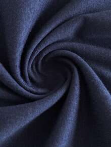 PrepCrw 男童长袖 Polo 领 T 恤，学院风 - 藏蓝色 - 查看 6