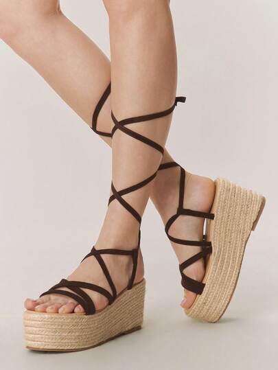 Styleloop 女士厚底坡跟凉鞋