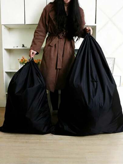 1PC Drawstring Storage Bag, Extra-Large Capacity, Durable, For Home Organization, Large Size, Dustproof Household Bag, Suitable For Bedding