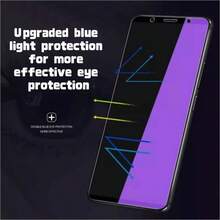 2Pcs Purple Light Anti-Spy Tempered Glass Screen Protector, Anti-Blue Light, Privacy Protection, Compatible With IPhone 11/12/13/14 Pro Max/15 Pro Max/16/16 Plus/16 Pro/16 Pro Max/16e/17/17 Air/17 Pro/17 Pro Max - Purple - View 3