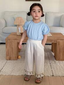 DAZY Girls Vacation Style Versatile Korean Spring/Summer Bottoms - Apricot - View 3