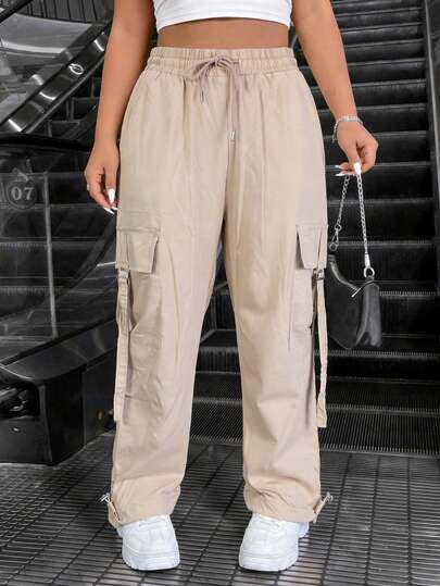 PANTALONES CARGOS DE MUJER PLUS SIZE CURVE, COMODOS, CASUALES,Prendas inferiores