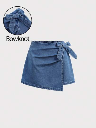 Girlism 女童宽松牛仔短裤