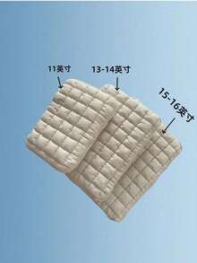 1 件简约高级云笔记本电脑包，大容量 iPad 平板电脑内胆收纳袋，11/13/15 英寸，抗震抗压，适用于笔记本电脑、平板电脑、Macbook、iPad、iPad Mini、多功能收纳袋、iPad 平板电脑保护套、返校（黑白） - 彩色 - 查看 15