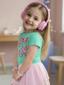 blusa estampado de moño y X con efecto cristal - menta - Ver 2