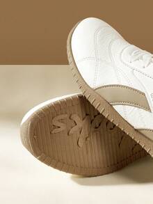 CUCCOO EASI Women's Flat-Bottomed Casual Versatile Sports Training Shoes - Khaki - View 5