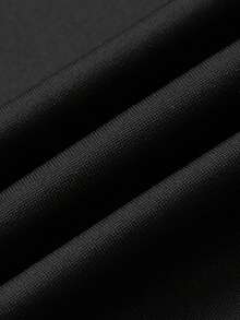 GymBeat 男士休闲长袖压缩运动T恤 - 黑色 - 查看 5