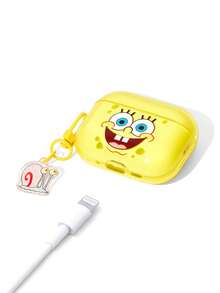 SpongeBob SquarePants | SHEIN Cute Bluetooth Headset Case, Suitable For AirPods - Multicolor - View 3