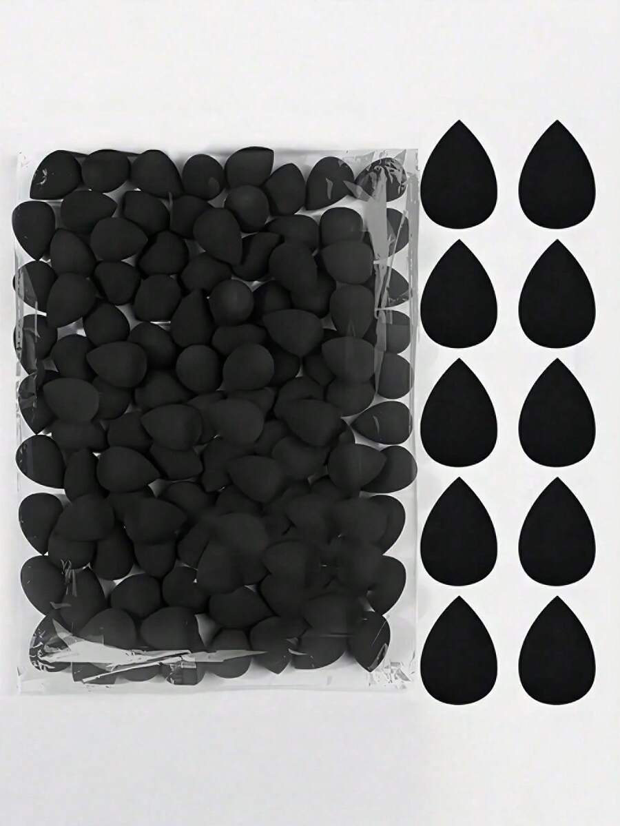 100pc Beauty Sponges, Cushion Puffs, Makeup Sponges, Face Wash Sponges, Makeup Sponges - Multicolor - View 1