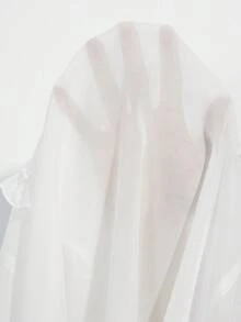 Aveloria Modichic Fashionable Versatile Sleeveless Chiffon Sheer Ruffled Layered Decorative Sleeveless Blouse, European And American Style - White - View 7