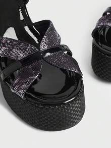 Sugerpunk Zapatos de tacón para mujer - Negro - Ver 9