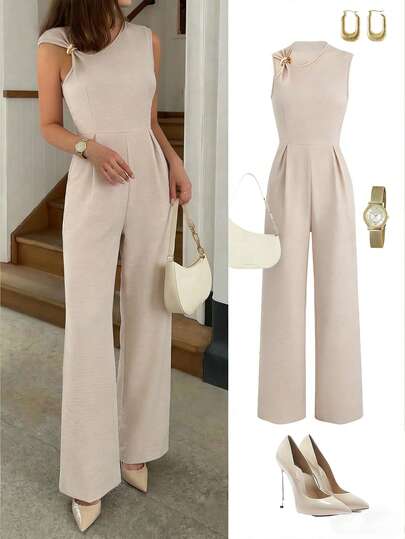 Rafferiza New Arrival Sleeveless Women Jumpsuit, Spring/Summer