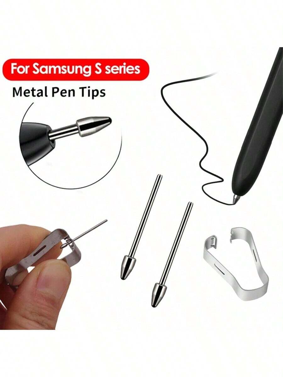 Metal Tip Compatible With Samsung Tab S6 S7 S8 S9 Series Tip Galaxy Note20 Note10 Stylus Tip S22 S23 S24 Ultra Replacement Nib Gifts For Mother, Family, Friends, Birthday, Holiday Pen Accessories