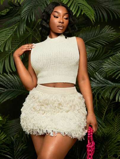 Radiana 大码毛衣裙