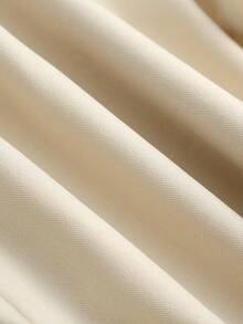 Franclia 女士纯色休闲短裤 - 杏色 - 查看 7