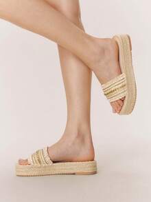 Styleloop 女士平底凉鞋 - 黃色 - 查看 6