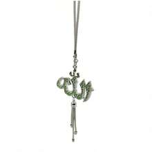 1pc Arabic Style Exotic Car Trailer Interior Accessory, Gold-Plated Crescent Moon Shaped Car Pendant - Multicolor - View 6