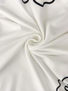 GlowEve Women's Elegant Floral Print Sleeveless Top, Spring/Summer - White - View 4