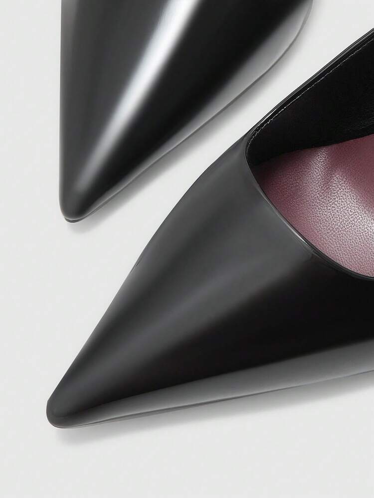 CUCCOO BIZCHIC Women Shoes Women's Pointed Stiletto Black Simple Fashion Women's High-Heeled Shoes After Daily Commuting Spring Shoes