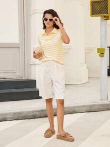 HighSole Women's Open Toe Flat Sandals Lightweight Breathable Daily Wear - Brown - View 3