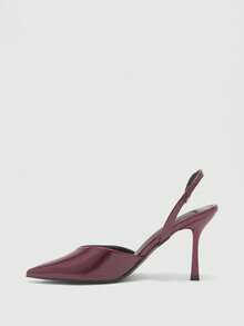 CUCCOO BIZCHIC Women Shoes Pointed Simple High Heels Versatile Daily Spring Shoes - Red Violet - View 4