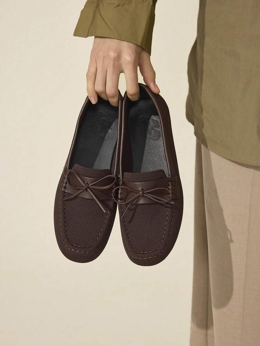 CUCCOO BASICS Women's Fashion Flat Shoes Spring Shoes - Coffee Brown - View 1