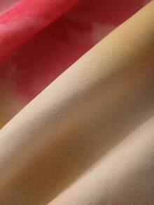 Livesso 春夏扎染渐变粉色花卉印花修身长裙，垂褶领口，适合音乐节、情人节、婚礼、休闲海滩度假等场合。 - 黃色 - 查看 7