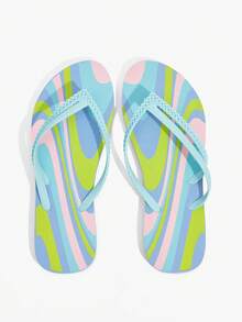 Grefit Women's Fashion Outdoor Casual Slippers - Sky Blue - View 5