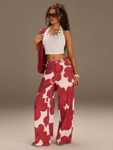 Athîral 女士休闲印花牛仔裤 - 彩色 - 查看 3