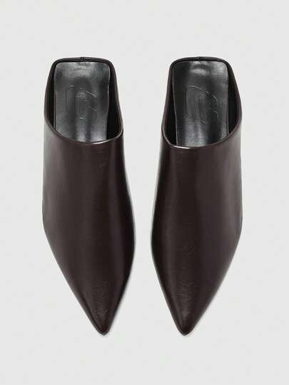 CUCCOO BIZCHIC Zapatos de mujer de punta plana, zapatos clásicos tipo Muller