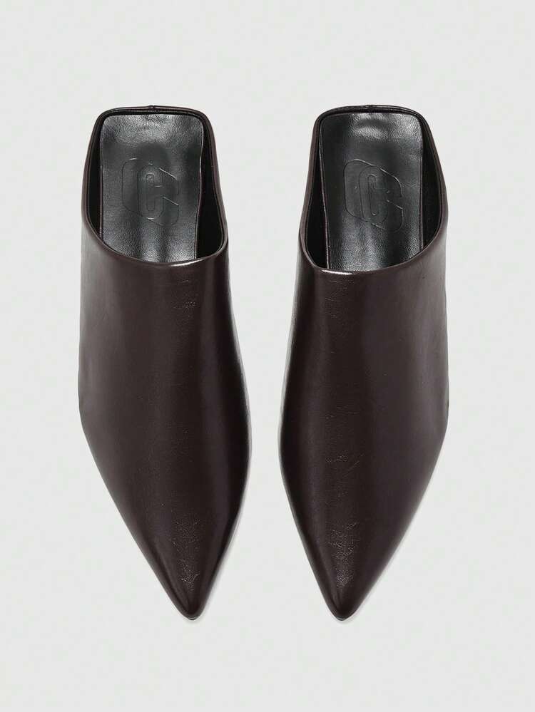 CUCCOO BIZCHIC Women Shoes Pointed Flat Shoes Classic Mule Shoes