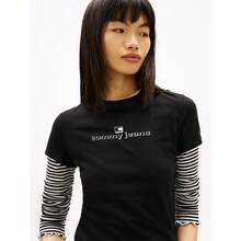 Tommy Hilfiger Essential Logo Women´S T-Shirts Black - Black - View 4