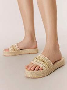 Styleloop 女士平底凉鞋 - 黃色 - 查看 2