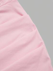 Sweetra Đầm dài màu hồng nhạt, ren, cổ yếm, dáng đuôi cá cho nữ, thanh lịch kiểu Pháp cổ điển, eo thon, hở lưng, không tay, ôm sát cơ thể, gợi cảm và sang trọng, thích hợp cho mùa xuân, hè, thu, kỳ nghỉ, đi biển. - Hồng - Xem 5