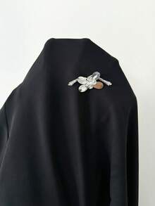 Yasmyna 女士优雅派对亮片装饰立领阿拉伯风格连衣裙 - 黑色 - 查看 8