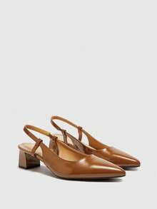 CUCCOO BIZCHIC Giày sandal cao gót dành cho nữ - màu nâu - Xem 2