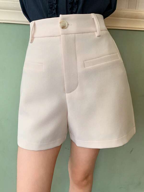 Dazy Kids Short décontracté unicolore pour filles préadolescentes, été