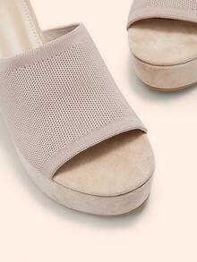 CUCCOO BASICS Women's Fashion Wedge Heel Platform Sandals Spring Shoes - Pink Apricot - View 8