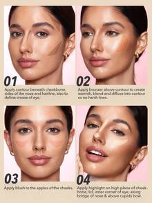 SHEGLAM Venus Six-Colour Repair Contour Palette 502 Nude - 502 Nude - View 3