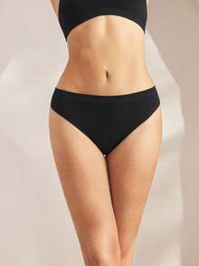 Ocili Quần lót tam giác liền mạch có gân dành cho nữ (7 gói) - Nhiều màu - Xem 1