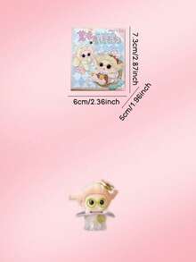 TOYCITY 1 Stück "Bubble Dream" Serie Überraschungsbox Figur, Chibi Charakter Figur mit 16 regulären Stilen & 4 versteckten Überraschungen, sammelbare Kunstspielzeug mit verspielten Akzenten, ideal für Schreibtischdekoration, Heimdekoration & Partyfavors, perfektes Festivalgeschenk für Freunde & Familie, tolles Valentinstags-Geschenk für Sammler & Enthusiasten, Frühling bis Sommer - Tide Play Blindbox - Übersicht 5